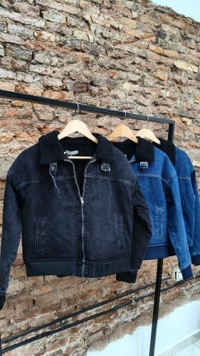 Bomber con Corderito Negro - Miniatura 3