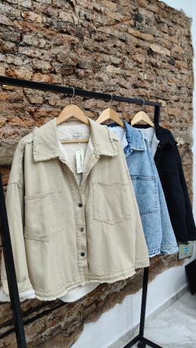 Campera Jean con Corderito Talles Grandes - Miniatura 3