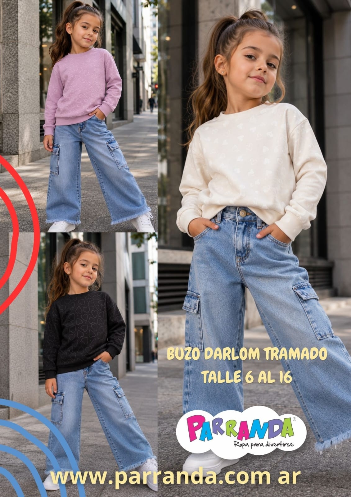 Buzos Darlom Tramado Niña - Imagen 1