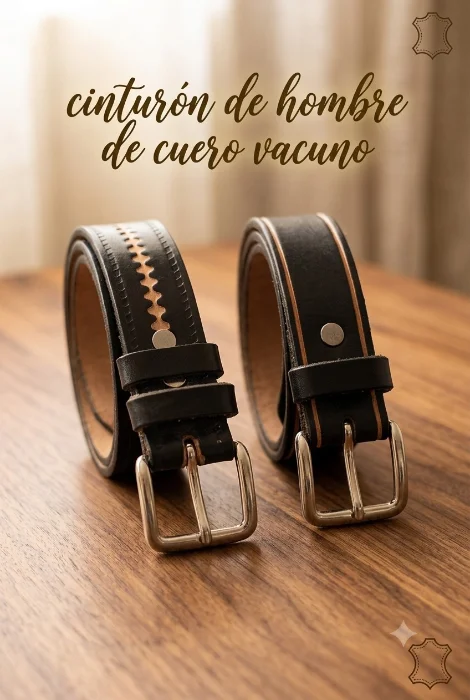 Cinturones 100% Cuero Vacuno