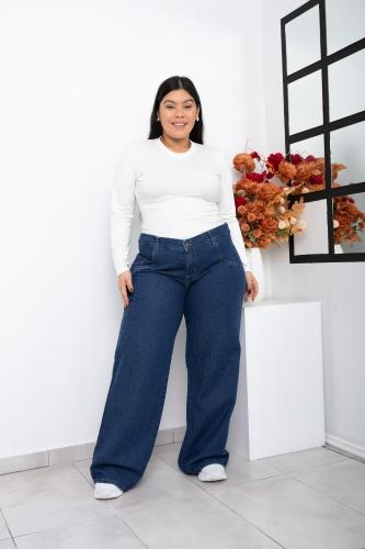 'art. 595.' 48 al 60  Wide Leg + Azul Denim "t. Especiales" - Miniatura 2