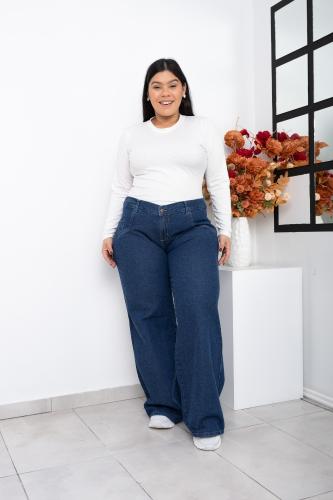 'art. 595.' 48 al 60  Wide Leg + Azul Denim "t. Especiales" - Miniatura 3