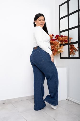 'art. 595.' 48 al 60  Wide Leg + Azul Denim "t. Especiales" - Miniatura 4