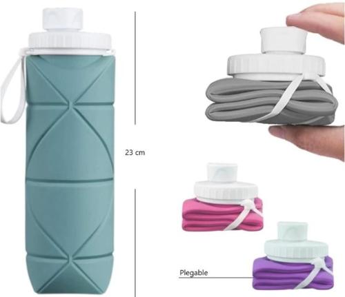 Botella Deportiva Plegable