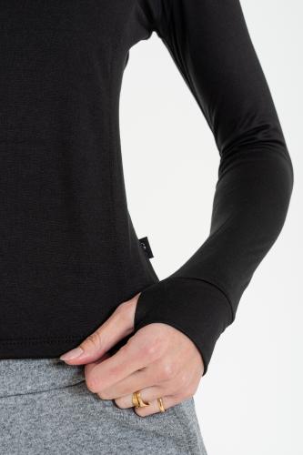 Camiseta Térmica C/pasadedo Negro - Miniatura 2