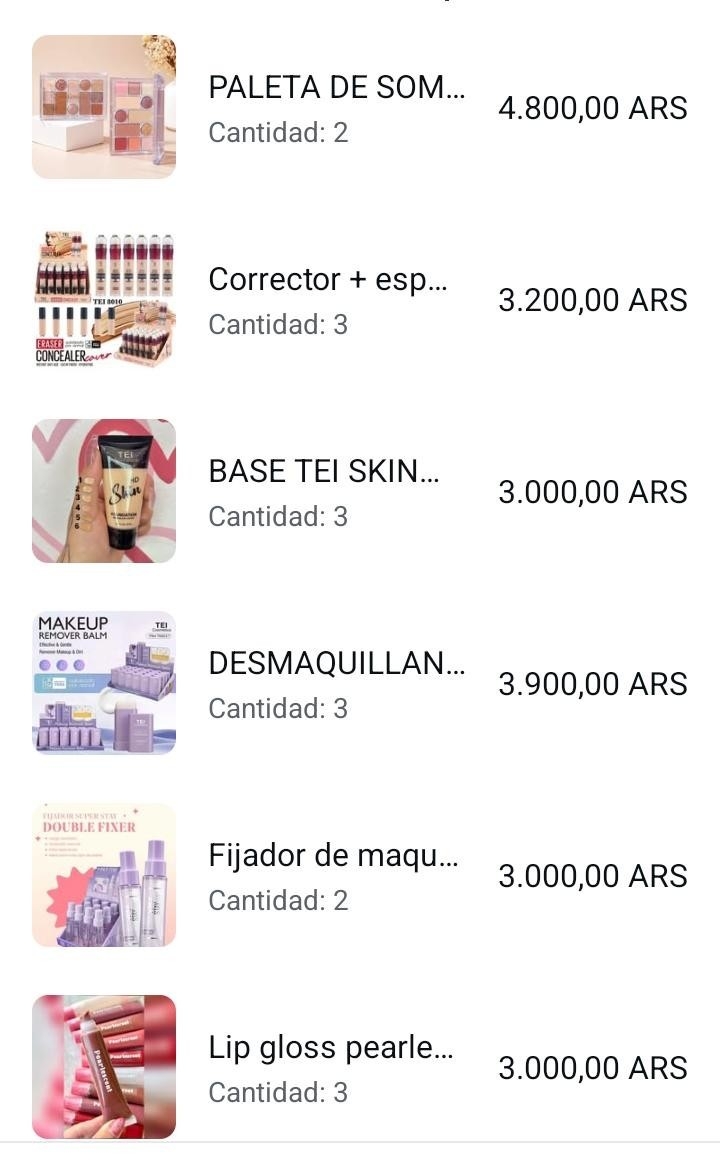 Combo Emprendedor   de Maquillaje Tei Aprobado por Anmat - Imagen 3