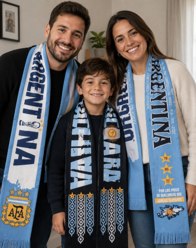 Bufandas Argentina   el Accesorio Ideal para Alentar a la Selección