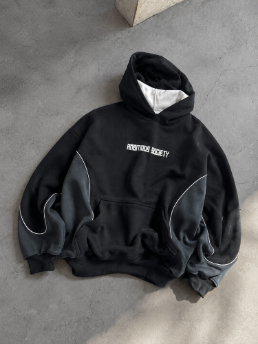 Campera Over Combinada - Miniatura 2