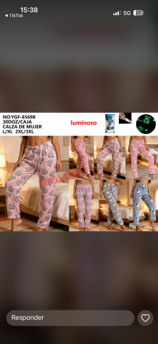 Pantalón Pijama Luminoso Importado