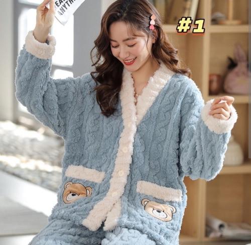 Conjunto Pijama Dama Unico Abarca  hasta un Xl Importada - Miniatura 2