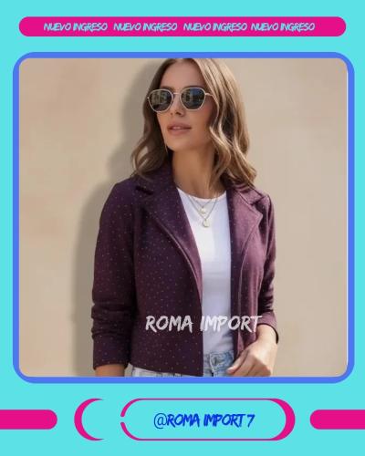 Blazer Crop con Strass