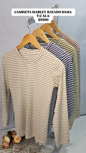 Camiseta Morley Rayado Dama - Miniatura 2