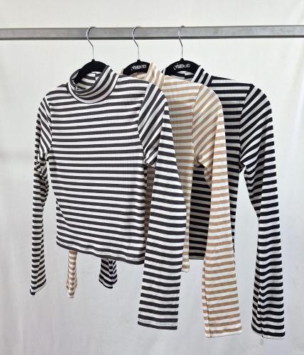 Remera Media Polera Rayado, Cebra Morley 2026 - Miniatura 3