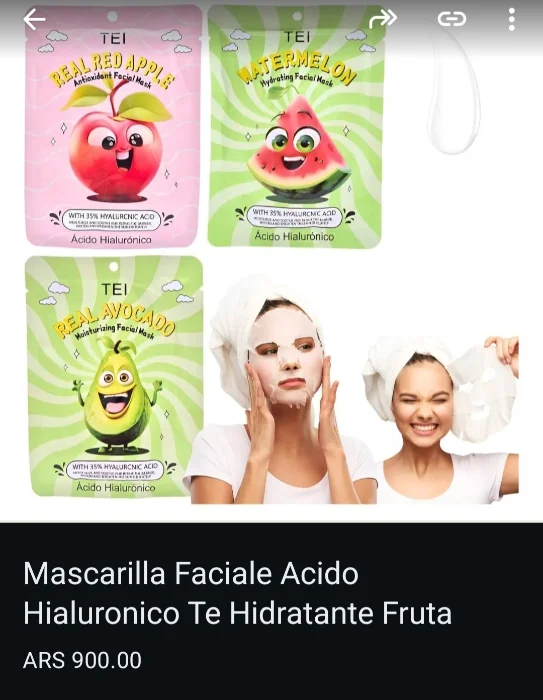 Mascarilla  Facial  de la Marca Tei