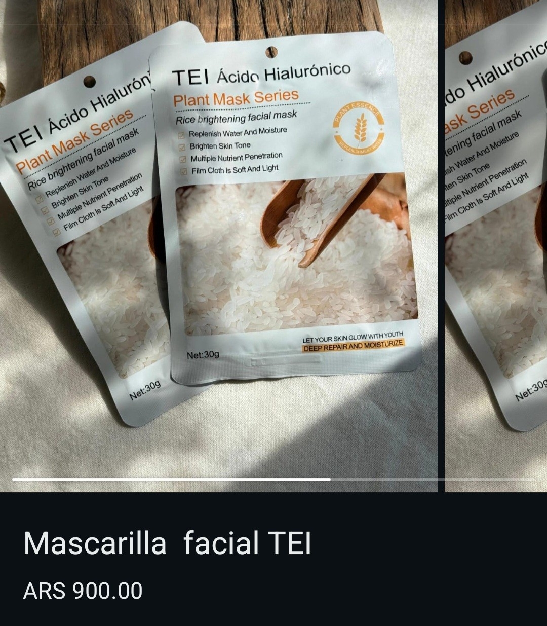 Mascarilla  Facial  de la Marca Tei - Imagen 2