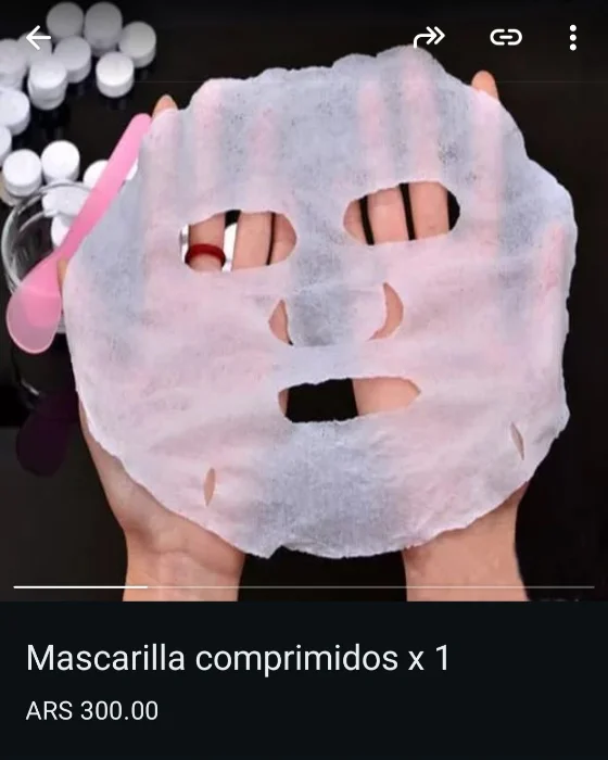 Mascarilla Comprimida