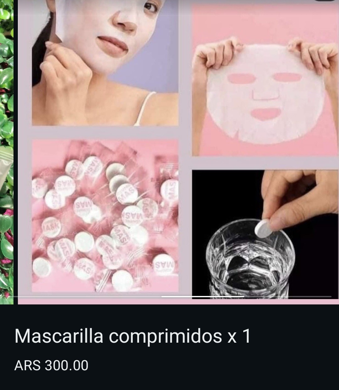 Mascarilla Comprimida - Imagen 2