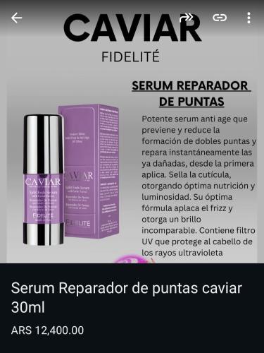 Ampolla Caviar  Nutritiva y Serum - Miniatura 2