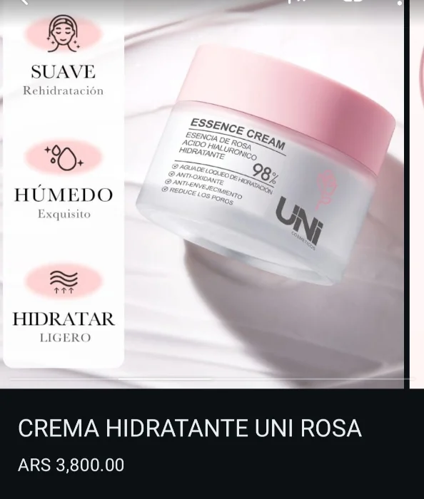 Crema Idratante  de la Uni Rosa
