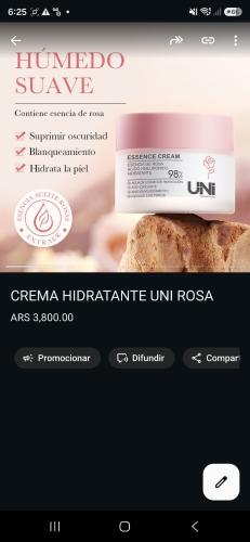 Crema Idratante  de la Uni Rosa - Miniatura 2