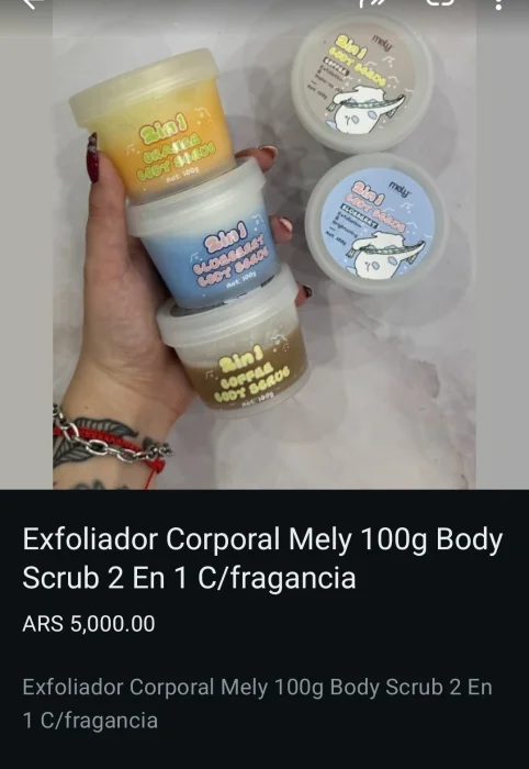 Exfoliante Corporal Mely