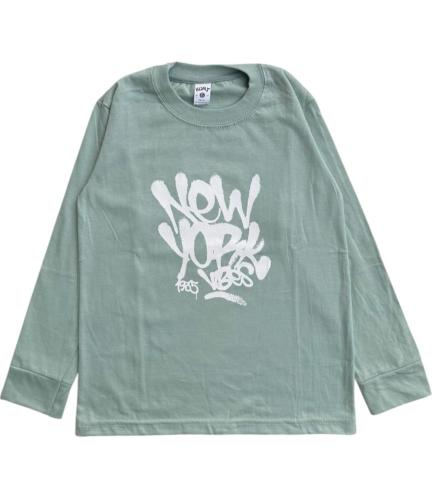 Camiseta Nueva York Niño Algodón Peinado