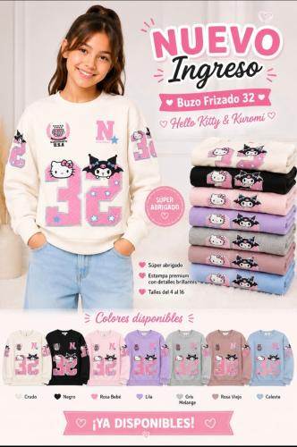 Buzo de Nena Kuromy Bordado