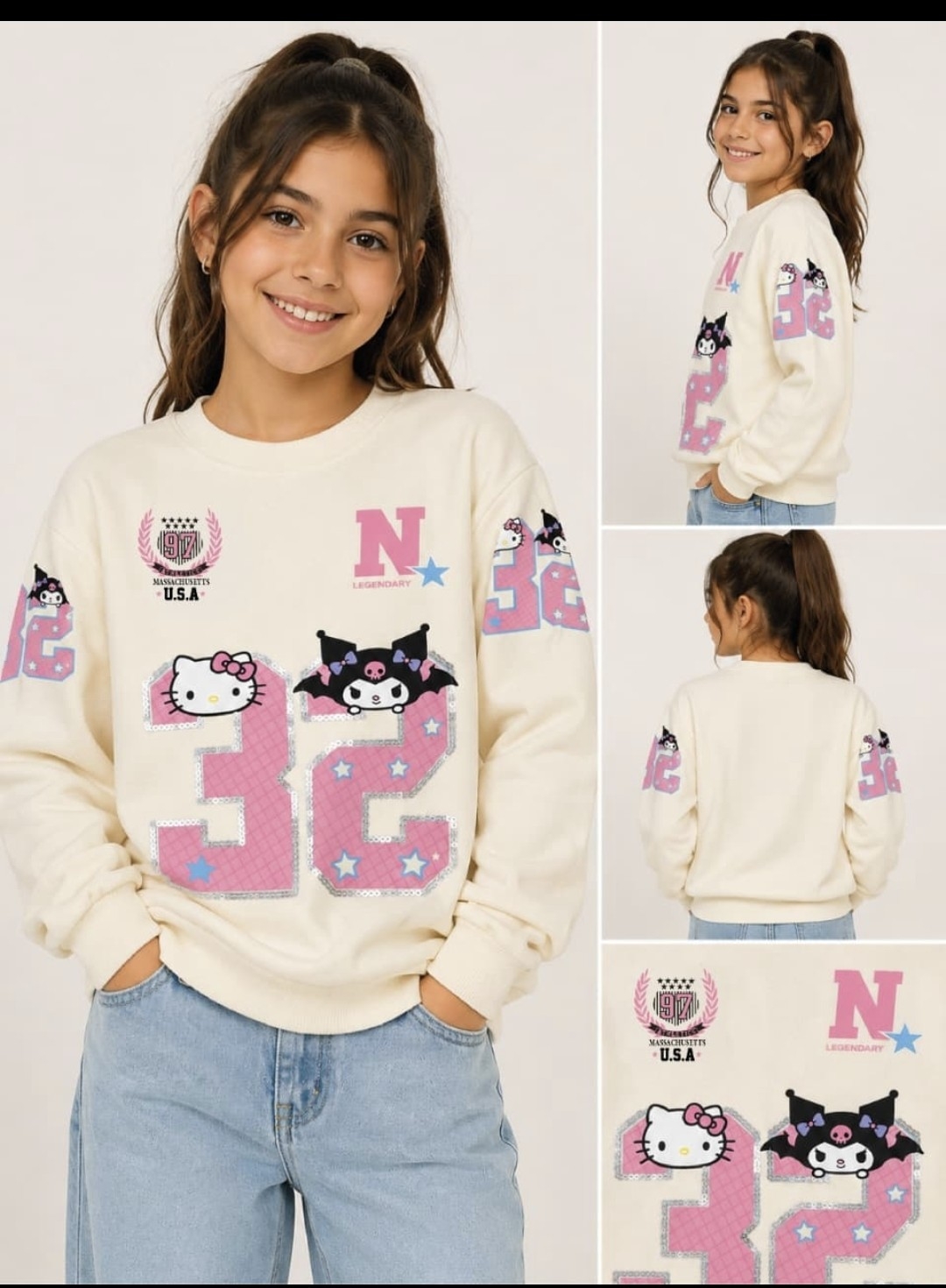 Buzo de Nena Kuromy Bordado - Imagen 3