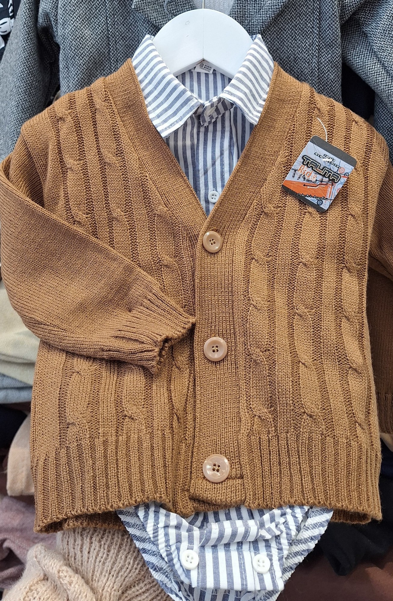 Cardigan de Bebe Trensado - Imagen 2