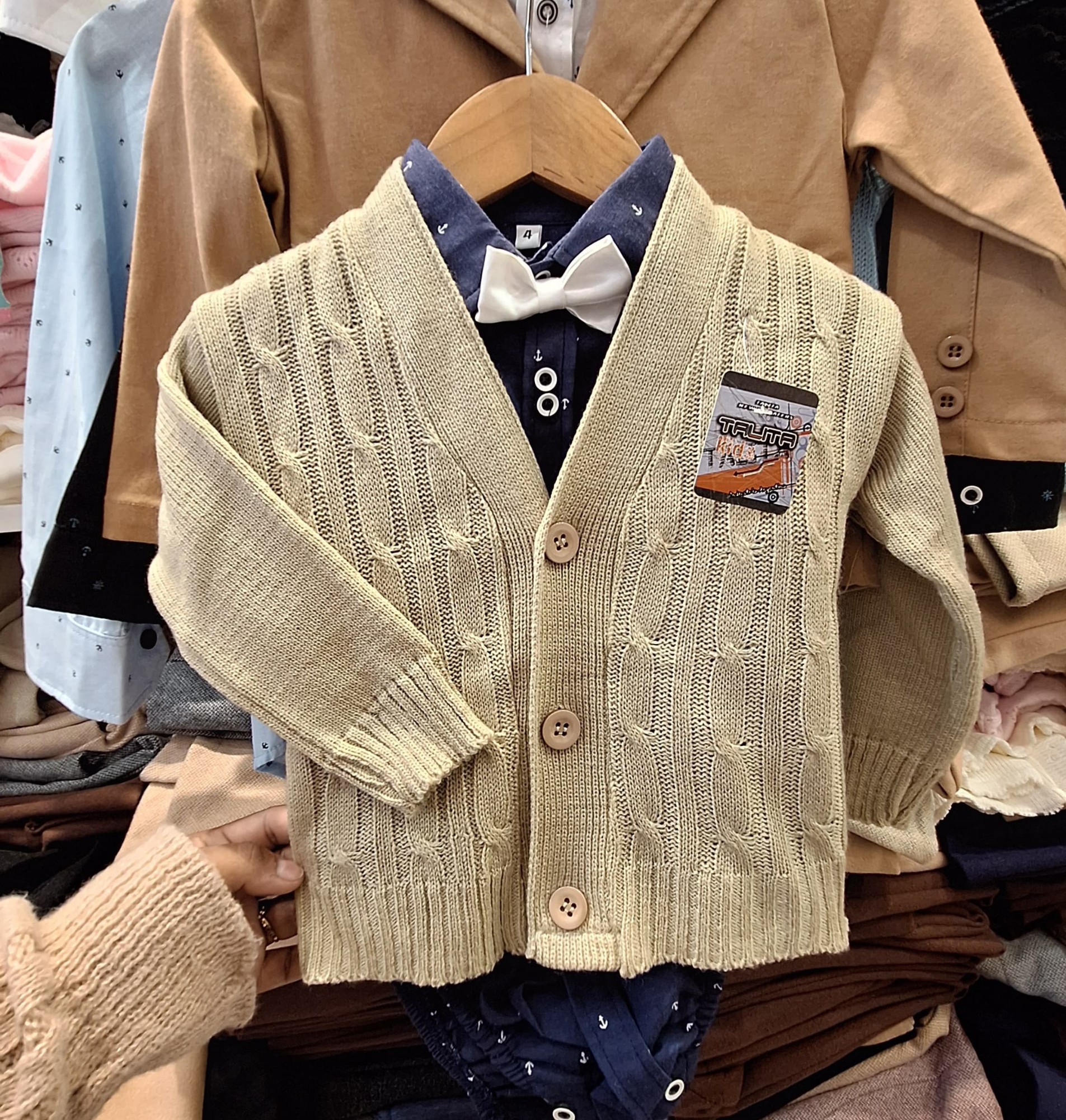 Cardigan de Bebe Trensado - Imagen 5