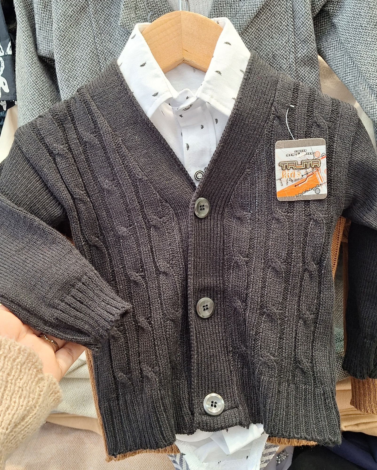 Cardigan de Bebe Trensado - Imagen 6