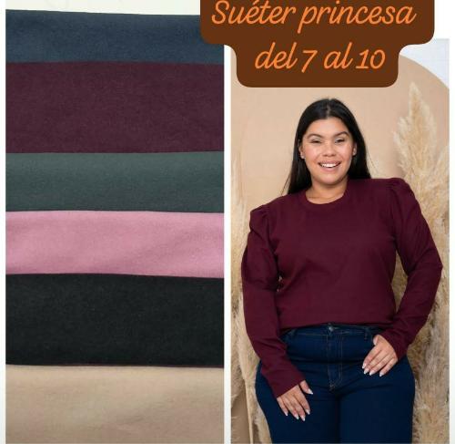 Sueter Manga Princesa Especial