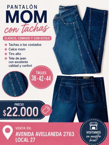 Jeans Mom Rígido