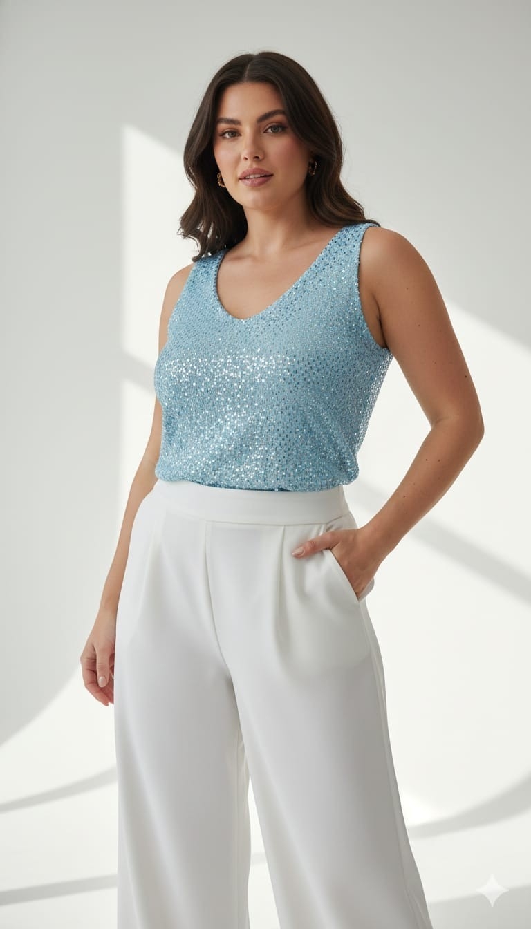 Musculosa con Lentejuelas - Imagen 2
