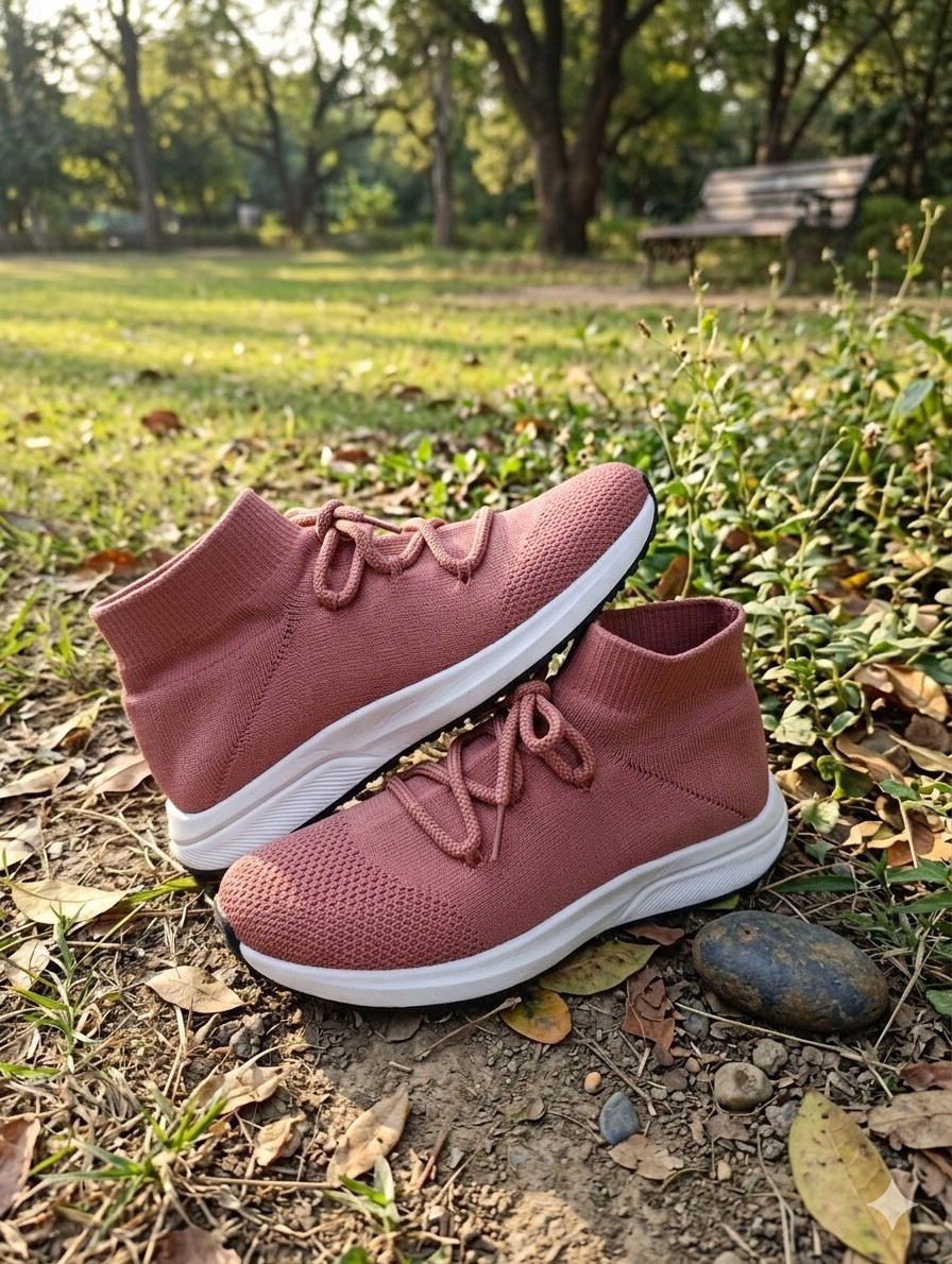 Zapatillas Elastizadas Botitas con Cordones - Imagen 4