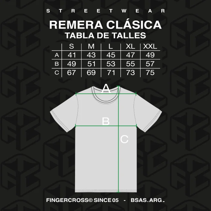 Remera Clasica Recta