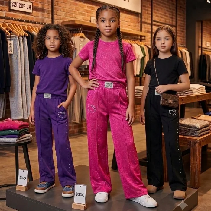 Pantalones Palazzos Niña