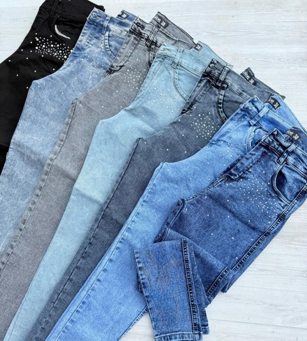 Jeans con Strass - Imagen 6