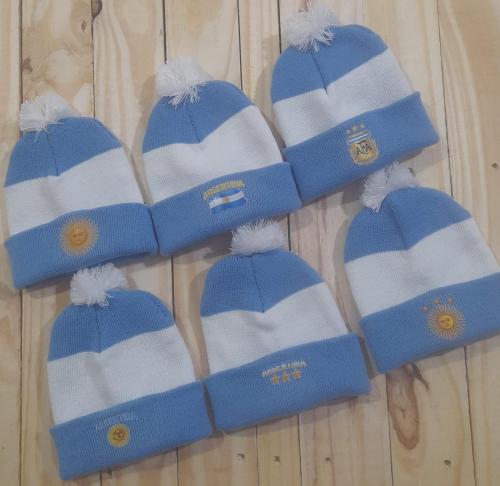 Gorrito Argentina 1 Pompon