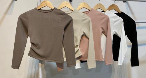 Camiseta Pico Algodón con Licra - Miniatura 2