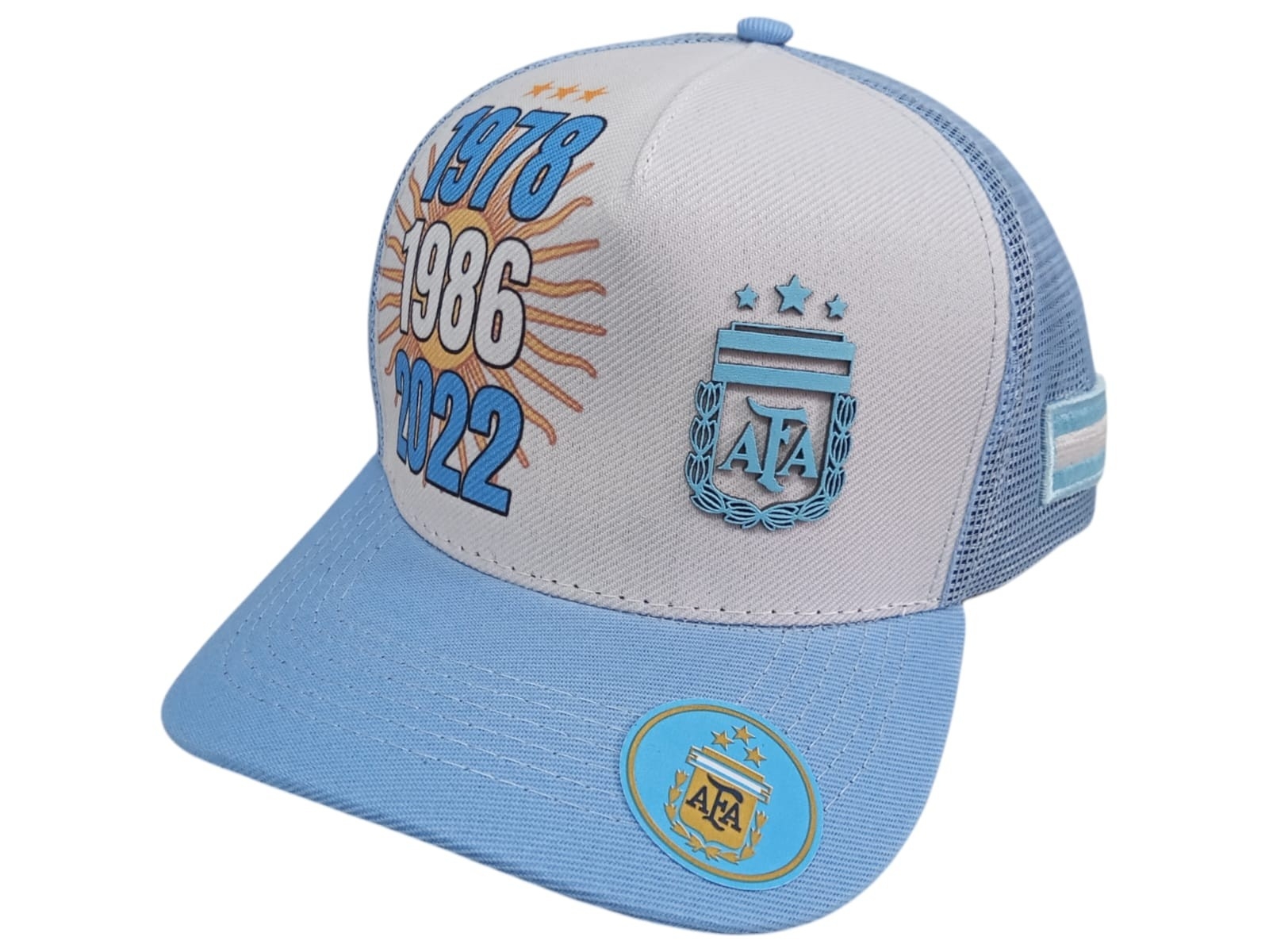 Gorras Afa Argentina Curvas y Planas Premium Mundial.
surtido a Libre Elección 700art - Imagen 6