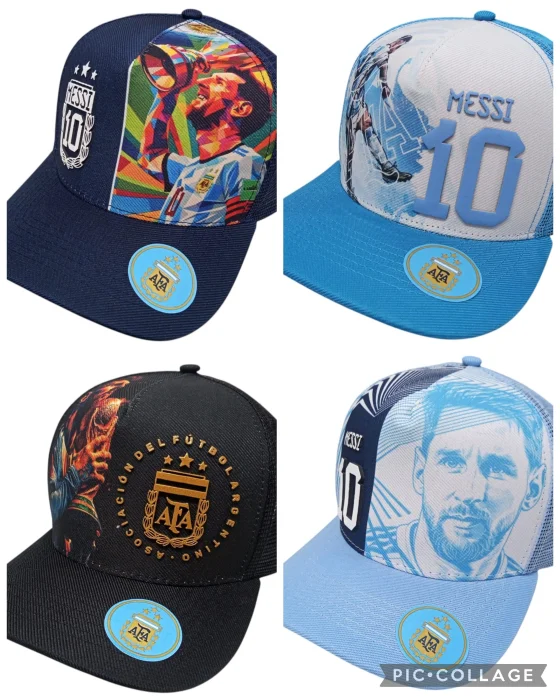 Gorras Afa Argentina Curvas y Planas Premium Mundial.
surtido a Libre Elección 700art