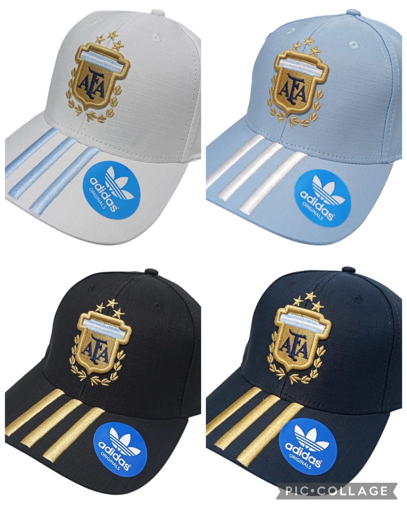 Gorras Afa Argentina Curvas y Planas Premium Mundial.
surtido a Libre Elección 700art - Imagen 3