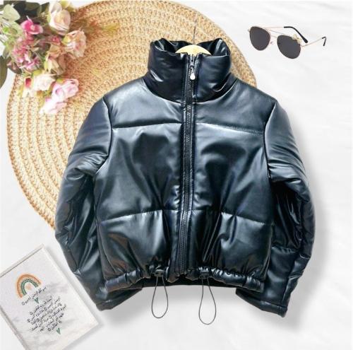 Campera Pufer Ecocuero Niña