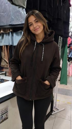 Campera Wafle con  Peluche