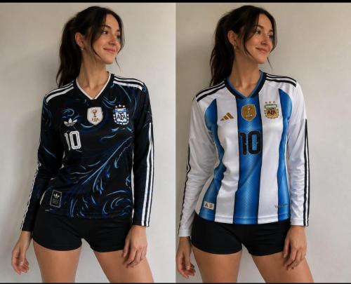 Camiseta Argentina Dama Manga Larga