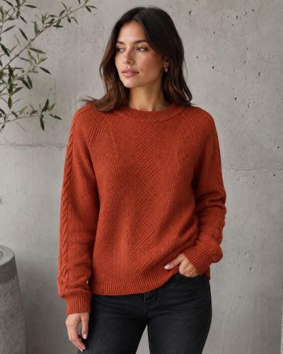 Sweater Trenza Importado Bremer
