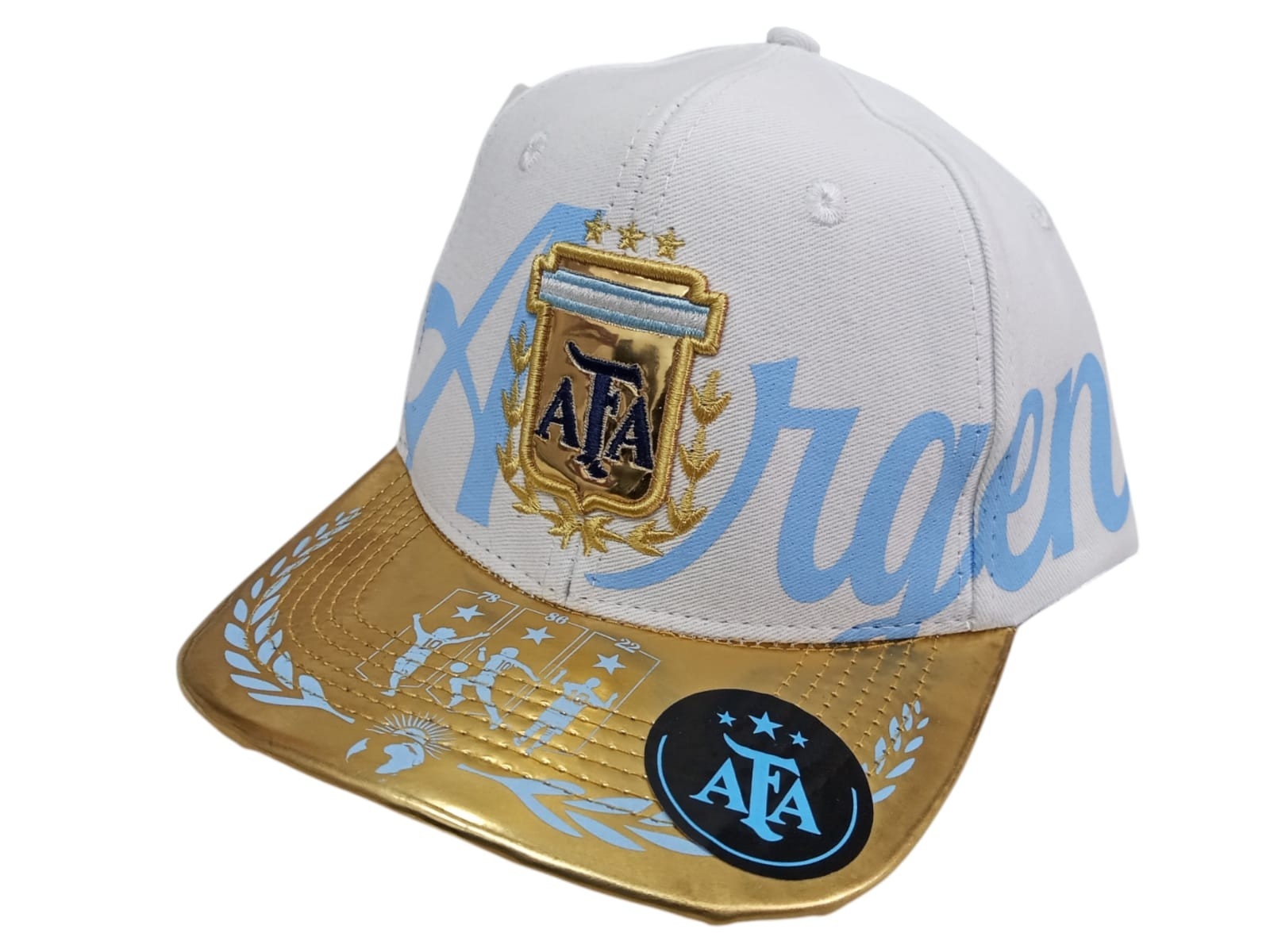 Gorras Afa Argentina Curvas y Planas Premium Mundial Surtido a Libre Elección 700 Art - Imagen 5