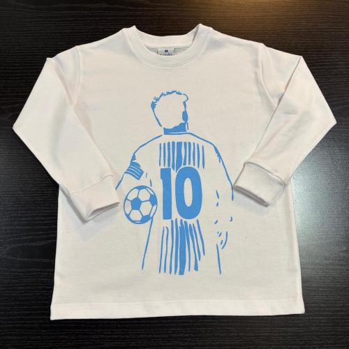 Remera Manga Larga de Messi del Talle 4 al 16