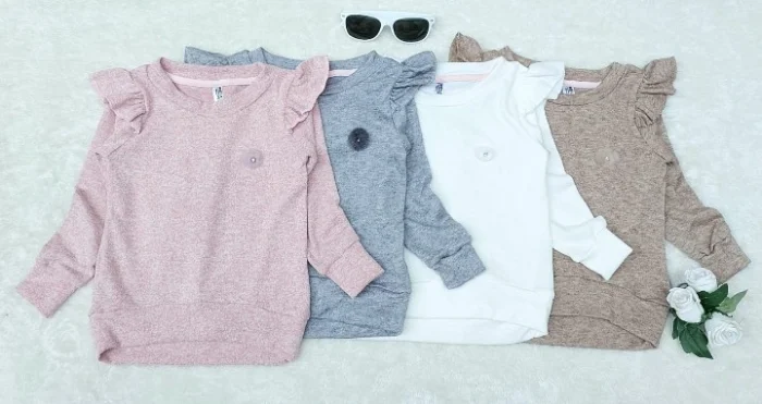 Suéter C/volado Gilrs Angora C/l